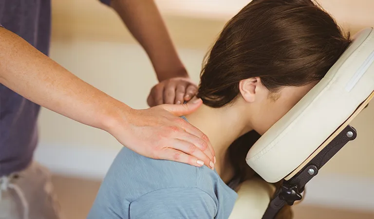 Melt away the chill with a winter massage